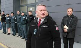 Policijos tarnybinių automobilių šventinimas