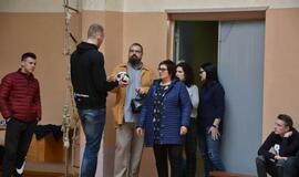 Dragūniečiai moksleivius supažindino su rankiniu