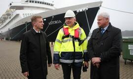 Į Klaipėdą atplaukė pirmasis kruizinis laivas