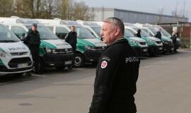 Policijos tarnybinių automobilių šventinimas