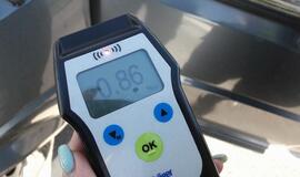 Reido laimikis - trys girti vairuotojai