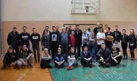 Dragūniečiai moksleivius supažindino su rankiniu