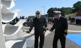 Pagerbti žuvę jūrininkai, jūros veteranai ir švyturiai