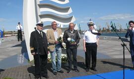 Pagerbti žuvę jūrininkai, jūros veteranai ir švyturiai