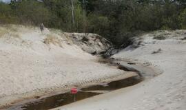 Melnragės paplūdimio korozija