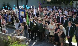 Abiturientams nuaidėjo paskutinis skambutis