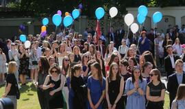 Abiturientams nuaidėjo paskutinis skambutis