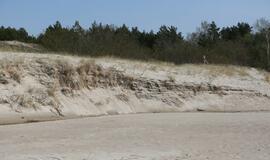 Melnragės paplūdimio korozija