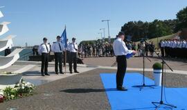 Jūrai prisiekė 160 būsimų jūrininkų