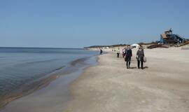 Melnragės paplūdimio korozija