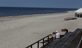 Melnragės paplūdimio korozija