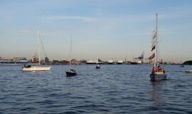 „Laivų paradė“ – spalvingi pasirodymai ir įspūdingas jūrinių vilkikų šokis