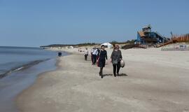 Melnragės paplūdimio korozija