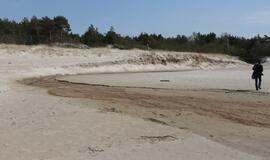 Melnragės paplūdimio korozija