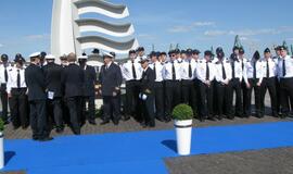 Jūrai prisiekė 160 būsimų jūrininkų