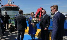 Pakrikštytas naujasis uosto direkcijos laivas „Naras“