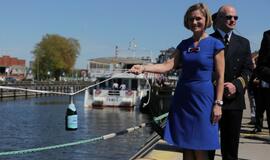 Pakrikštytas naujasis uosto direkcijos laivas „Naras“