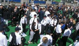 Jūrai prisiekė 160 būsimų jūrininkų