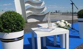 Pagerbti žuvę jūrininkai, jūros veteranai ir švyturiai