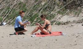 Paplūdimio nuogalės nepasimokė