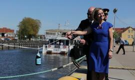 Pakrikštytas naujasis uosto direkcijos laivas „Naras“