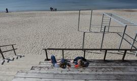 Melnragės paplūdimio korozija