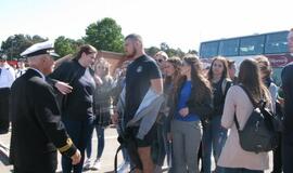 Jūrai prisiekė 160 būsimų jūrininkų