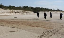 Melnragės paplūdimio korozija