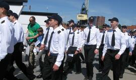 Jūrai prisiekė 160 būsimų jūrininkų