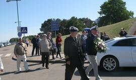 Pagerbti žuvę jūrininkai, jūros veteranai ir švyturiai