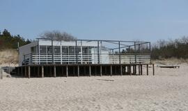 Melnragės paplūdimio korozija