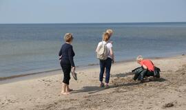 Melnragės paplūdimio korozija