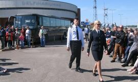 Jūrai prisiekė 160 būsimų jūrininkų