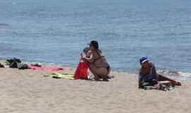 Paplūdimio nuogalės nepasimokė