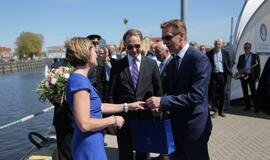 Pakrikštytas naujasis uosto direkcijos laivas „Naras“