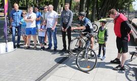 Apdovanoti dviratininkai, įveikę daugiausia kilometrų