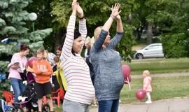 "Mamų fiesta": sportuoti galima bet kur