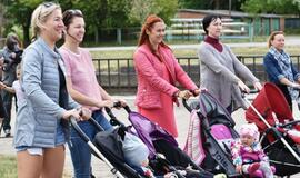 "Mamų fiesta": sportuoti galima bet kur