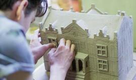 Kretingiškiai sukūrė miniatiūrinę istorinę Kretingą