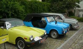 Retromobiliai iš Klaipėdos išbandė Saksonijos kelius