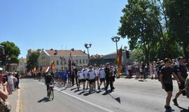 Klaipėdiečiai pasveikino NATO karius