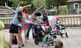 "Mamų fiesta": sportuoti galima bet kur