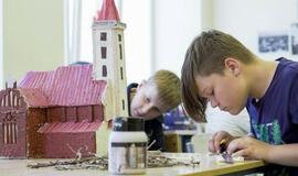 Kretingiškiai sukūrė miniatiūrinę istorinę Kretingą