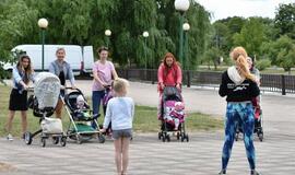 "Mamų fiesta": sportuoti galima bet kur