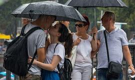 Lietus nesugadino Jūros šventės dalyvių nuotaikos