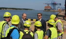 Rekonstruotos Klaipėdos uosto krantinės