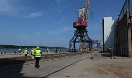 Rekonstruotos Klaipėdos uosto krantinės