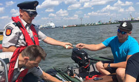 Klaipėdos uoste tikrino laivavedžius ir vairuotojus