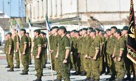 Piliavietėje - kovinės vėliavos pagerbimas