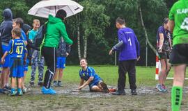 Gatvės rankinio turnyro dalyviams – išbandymas lietumi